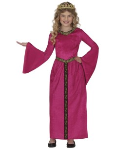 DISFRAZ DAMA MEDIEVAL 5-6 AÑOS