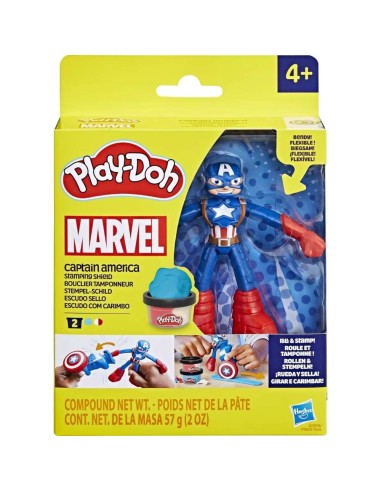 Play-doh Marvel Captain America Stampig