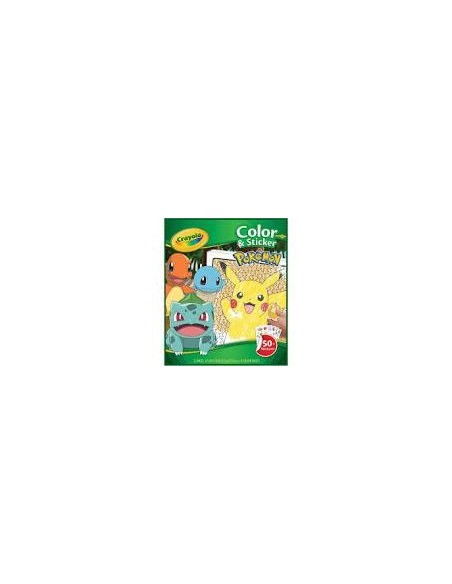 Libro Para Colorear+Stickers Pokémon
