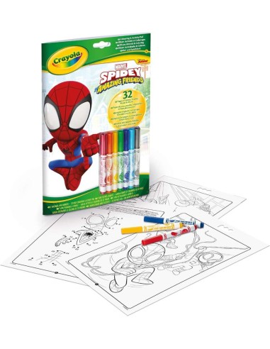 Libro Actividades Y Colorear Spidey Con