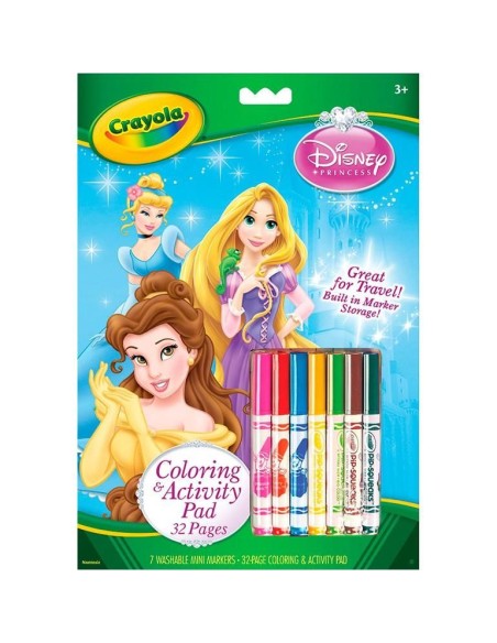 Libro actividades y colorear princesas 