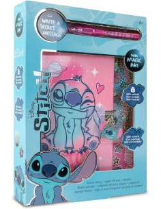 Diario con bolígrafo mágico Stitch
