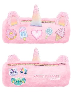 Estuche redondo de peluche Sweet Dreams
