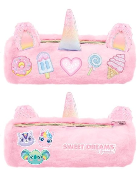 Estuche redondo de peluche Sweet Dreams