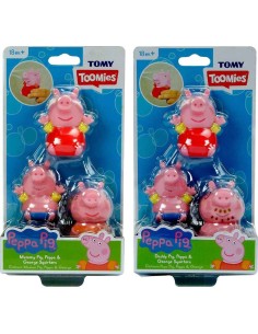 Familia Peppa Pig Salpicar en el Baño
