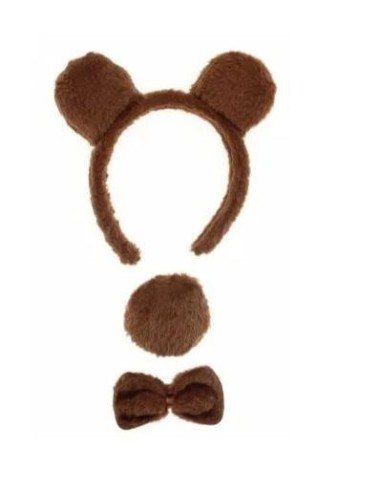 CONJUNTO DIADEMA OSO SET