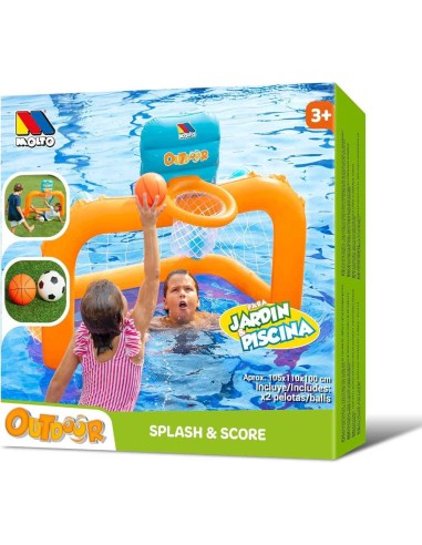  Portería de Piscina de Juguete Canasta