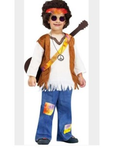 DISFRAZ NIÑO HIPPIE 6A