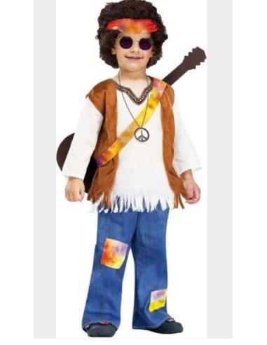 DISFRAZ NIÑO HIPPIE 6A