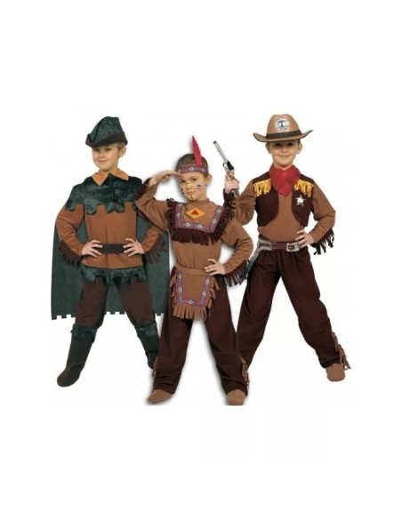 Disfraces Robin Hood, Indiano, Cow Boy 