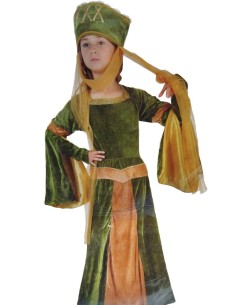 DISFRAZ DE DAMA MEDIEVAL 3-4A