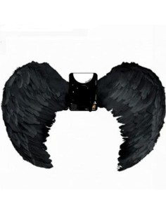 80 * 60 cm alas angel pluma negro