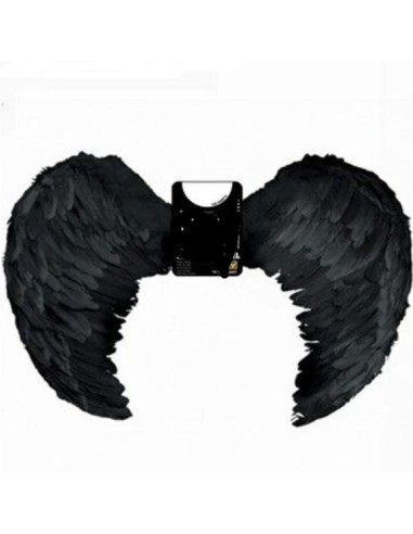 80 * 60 cm alas angel pluma negro