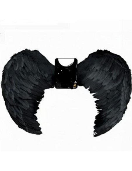 80 * 60 cm alas angel pluma negro