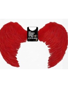 80 * 60 cm alas angel pluma rojo