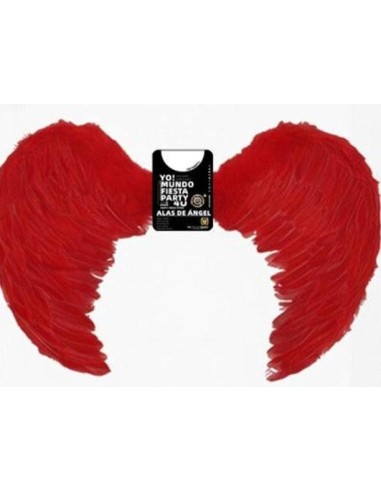 80 * 60 cm alas angel pluma rojo