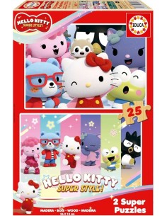 2X25 Hello Kitty Super Style Madera