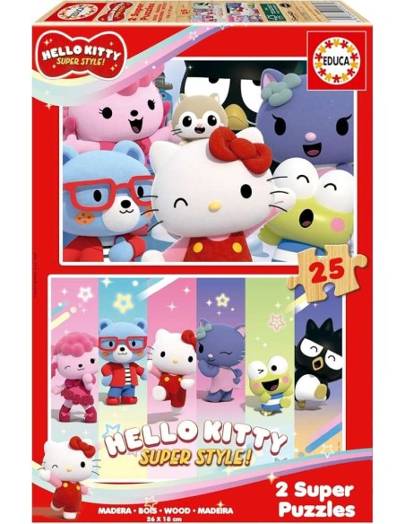 2X25 Hello Kitty Super Style Madera
