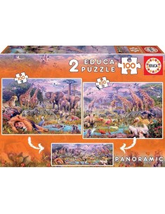 2X100 Animales Salvajes Realista Tipo Di
