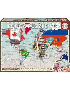 150 Flags Of The World  "Geopuzzles"