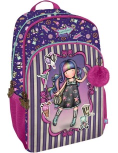 mochila 3 cremalle. santoro gorjuss