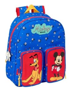 mochila infantil bolsillos mickey