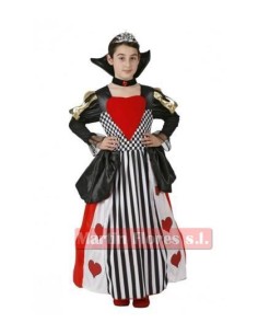 Disfraz Reina Corazones 3-4A
