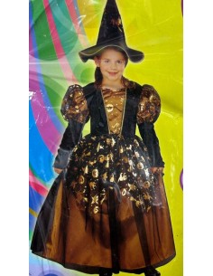 Disfraz Bruja Dorada 10-12A