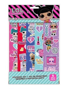 Set de papeleria sticker fun LOL