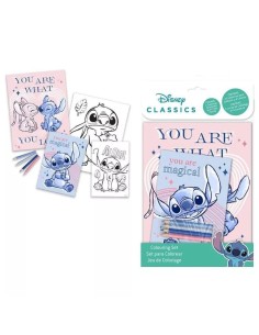 Set de colorear con libreta Stitch