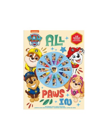 Libreta con pinturas Paw Patrol