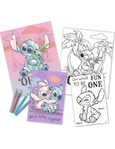 Set de colorear Stitch