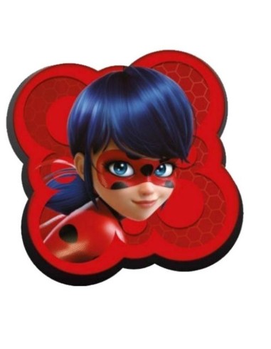 Cojin con forma 35 cm velour Ladybug