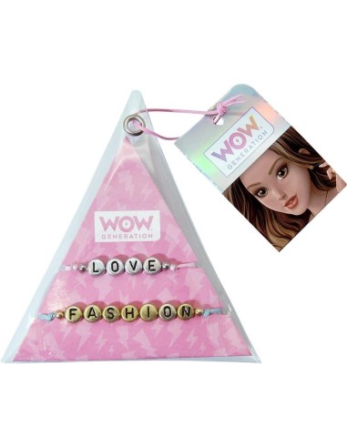 Pulseras con mensaje pack triangulo WOW