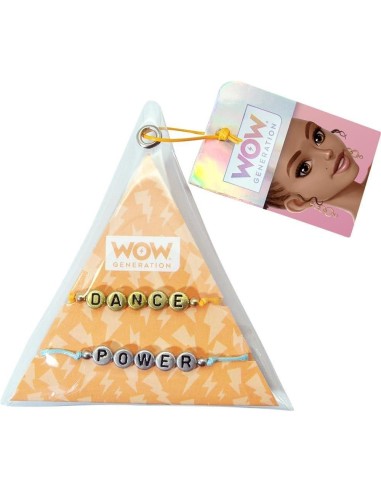 Pulseras con mensaje pack triangulo WOW