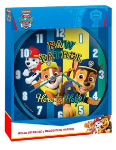 Reloj de pared Paw Patrol