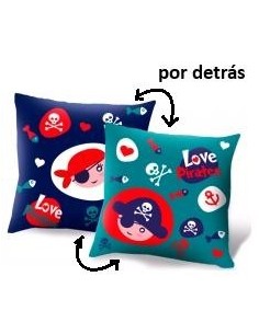 Cojin 45x45cm Piratas