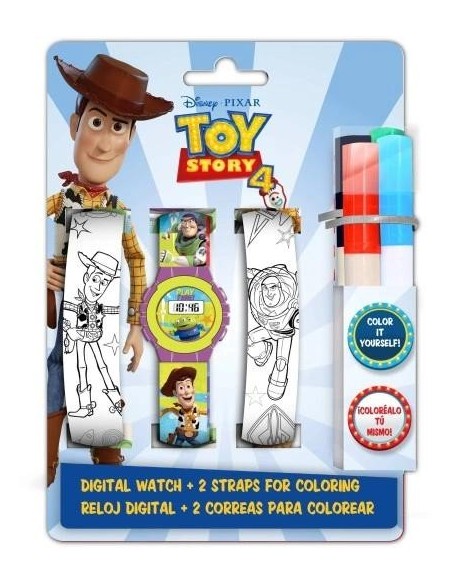 Reloj digital correa pintar Toy Story