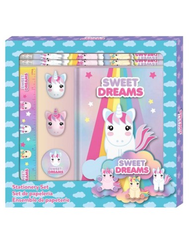 set papeleria Sweet Dreams diario