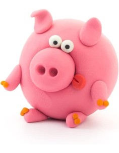 Arcilla moldeable cerdo Hey Clay 2