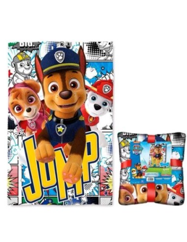 Manta silk 100x150cm Paw Patrol