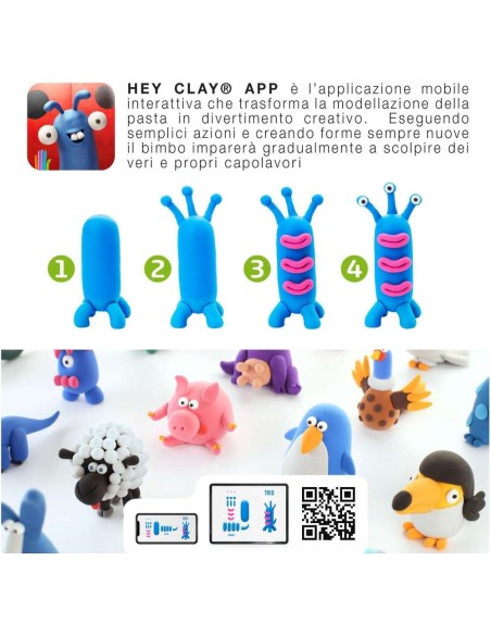 Arcilla moldeable cerdo Hey Clay
