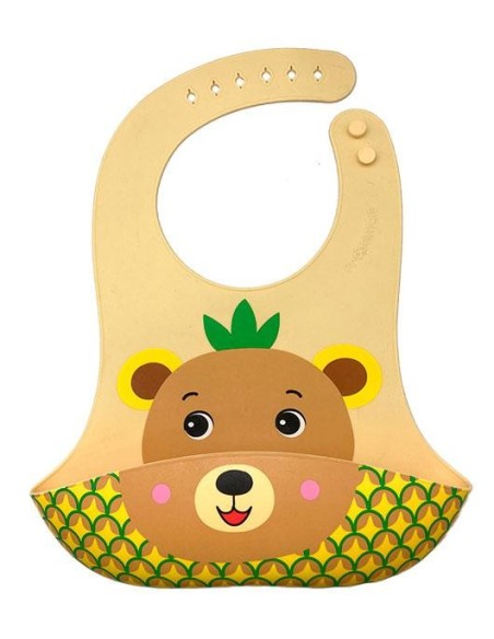 Meal time- babero silicona bubba tropibe