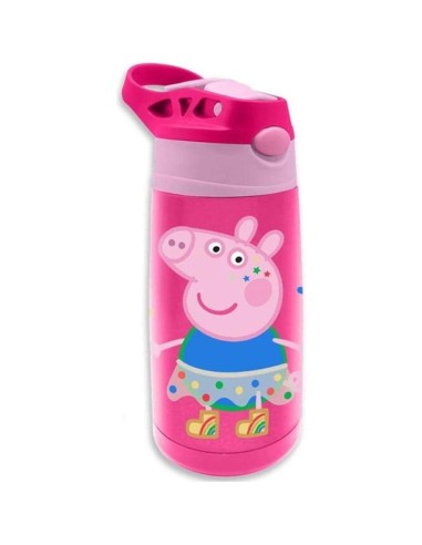 Botella acero inoxidable 450ml Peppa Pig