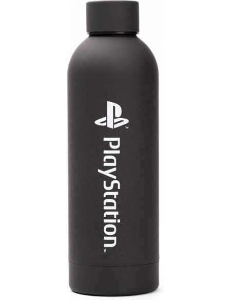 Botella metal tacto suave Playstation