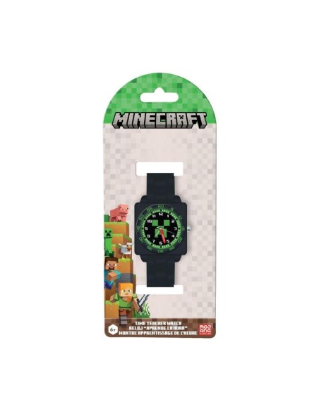 Reloj analogico aprende la hora Minecraf