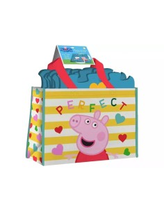 Alfombra puzzle eva 9 pz+bolsa Peppa pig 2