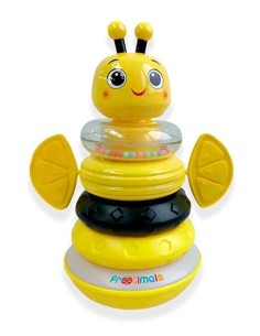 aros apilables con luz y sonidos bizzy l