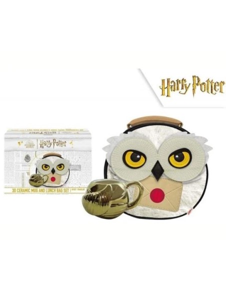 Set taza 3D y bolsa de comida Harry Pott