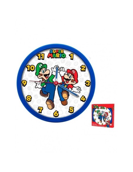 Reloj pared Super Mario Bros 25 cm 